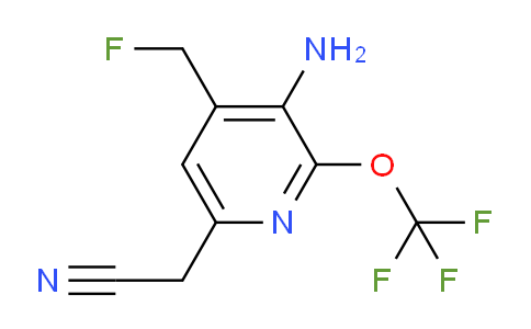 AM191013 | 1805988-44-6 | 3-Amino-4-(fluoromethyl)-2-(trifluoromethoxy)pyridine-6-acetonitrile