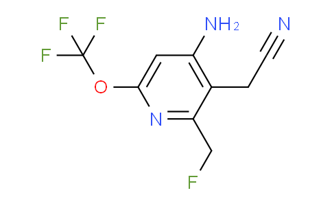 AM191023 | 1804466-19-0 | 4-Amino-2-(fluoromethyl)-6-(trifluoromethoxy)pyridine-3-acetonitrile