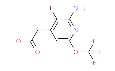 AM191026 | 1804387-69-6 | 2-Amino-3-iodo-6-(trifluoromethoxy)pyridine-4-acetic acid