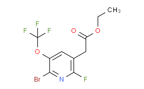 AM19103 | 1804600-42-7 | Ethyl 2-bromo-6-fluoro-3-(trifluoromethoxy)pyridine-5-acetate
