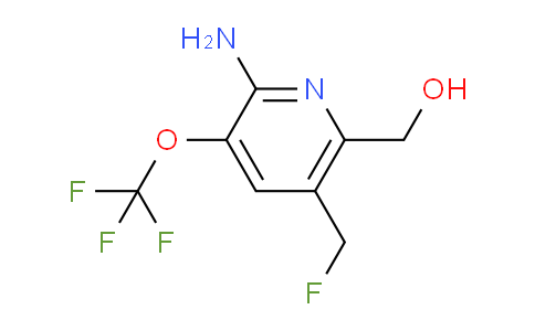 2-Amino-5-(fluoromethyl)-3-(trifluoromethoxy)pyridine-6-methanol