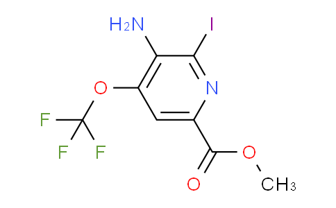Methyl 3-amino-2-iodo-4-(trifluoromethoxy)pyridine-6-carboxylate
