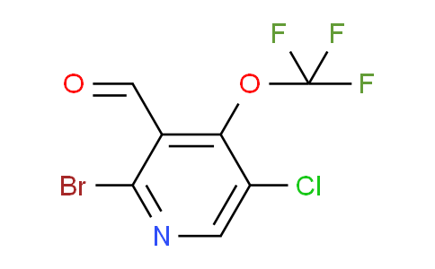 2-Bromo-5-chloro-4-(trifluoromethoxy)pyridine-3-carboxaldehyde