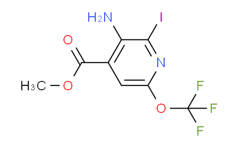 Methyl 3-amino-2-iodo-6-(trifluoromethoxy)pyridine-4-carboxylate