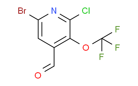 6-Bromo-2-chloro-3-(trifluoromethoxy)pyridine-4-carboxaldehyde