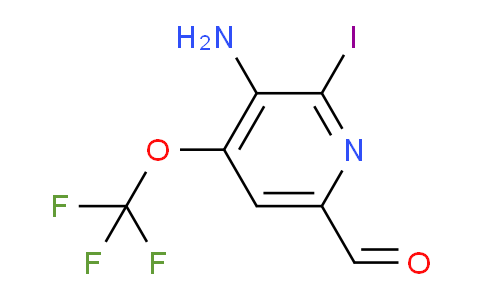 AM191076 | 1804386-72-8 | 3-Amino-2-iodo-4-(trifluoromethoxy)pyridine-6-carboxaldehyde