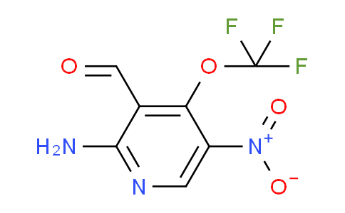 2-Amino-5-nitro-4-(trifluoromethoxy)pyridine-3-carboxaldehyde