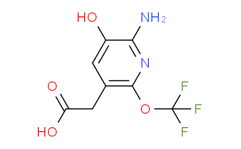 2-Amino-3-hydroxy-6-(trifluoromethoxy)pyridine-5-acetic acid