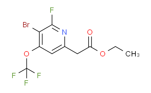 AM19109 | 1806178-20-0 | Ethyl 3-bromo-2-fluoro-4-(trifluoromethoxy)pyridine-6-acetate