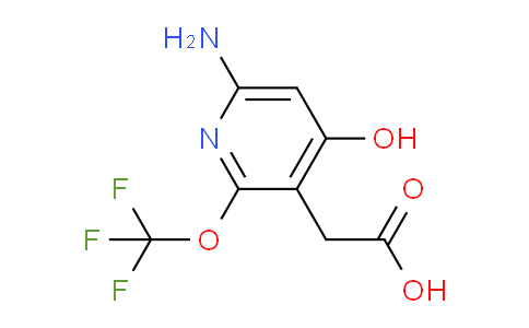 6-Amino-4-hydroxy-2-(trifluoromethoxy)pyridine-3-acetic acid