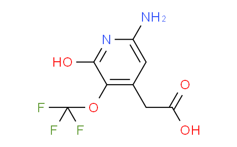 6-Amino-2-hydroxy-3-(trifluoromethoxy)pyridine-4-acetic acid