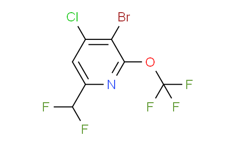 AM191105 | 1803433-15-9 | 3-Bromo-4-chloro-6-(difluoromethyl)-2-(trifluoromethoxy)pyridine
