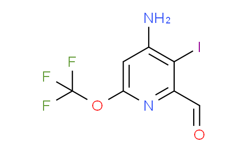 AM191107 | 1805989-00-7 | 4-Amino-3-iodo-6-(trifluoromethoxy)pyridine-2-carboxaldehyde
