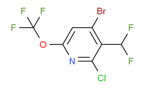 AM191112 | 1803433-18-2 | 4-Bromo-2-chloro-3-(difluoromethyl)-6-(trifluoromethoxy)pyridine