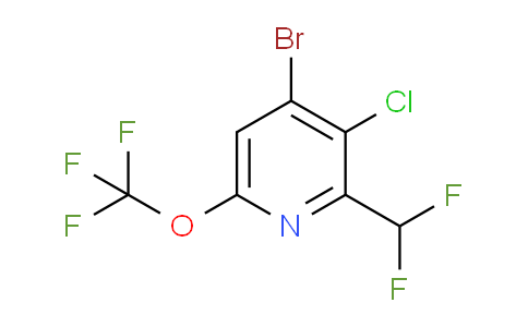AM191120 | 1804378-52-6 | 4-Bromo-3-chloro-2-(difluoromethyl)-6-(trifluoromethoxy)pyridine
