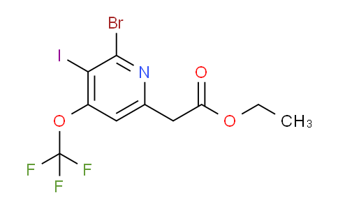 AM19113 | 1804621-80-4 | Ethyl 2-bromo-3-iodo-4-(trifluoromethoxy)pyridine-6-acetate