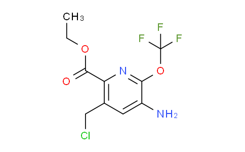 AM191131 | 1803470-75-8 | Ethyl 3-amino-5-(chloromethyl)-2-(trifluoromethoxy)pyridine-6-carboxylate