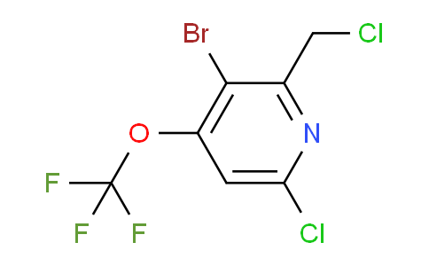 AM191158 | 1803994-20-8 | 3-Bromo-6-chloro-2-(chloromethyl)-4-(trifluoromethoxy)pyridine
