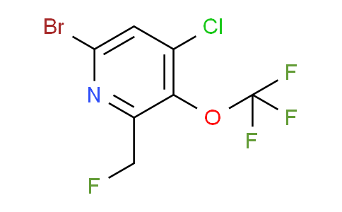AM191170 | 1803994-34-4 | 6-Bromo-4-chloro-2-(fluoromethyl)-3-(trifluoromethoxy)pyridine