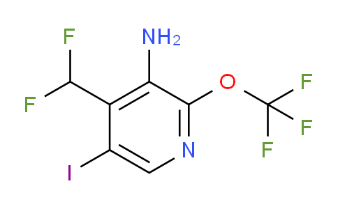 AM191191 | 1804591-95-4 | 3-Amino-4-(difluoromethyl)-5-iodo-2-(trifluoromethoxy)pyridine