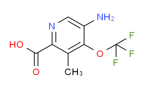 AM191198 | 1806109-52-3 | 5-Amino-3-methyl-4-(trifluoromethoxy)pyridine-2-carboxylic acid