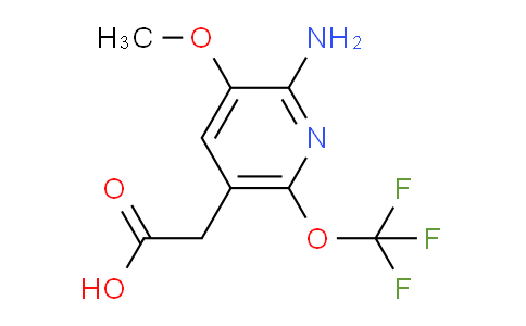 2-Amino-3-methoxy-6-(trifluoromethoxy)pyridine-5-acetic acid