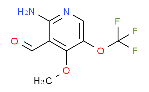 2-Amino-4-methoxy-5-(trifluoromethoxy)pyridine-3-carboxaldehyde