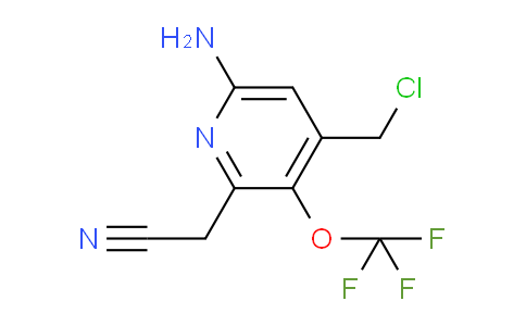 AM191228 | 1804471-24-6 | 6-Amino-4-(chloromethyl)-3-(trifluoromethoxy)pyridine-2-acetonitrile