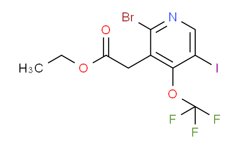 AM19126 | 1804596-30-2 | Ethyl 2-bromo-5-iodo-4-(trifluoromethoxy)pyridine-3-acetate