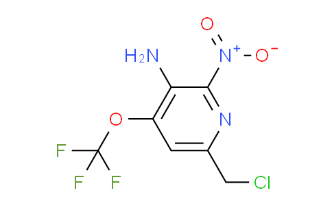 3-Amino-6-(chloromethyl)-2-nitro-4-(trifluoromethoxy)pyridine
