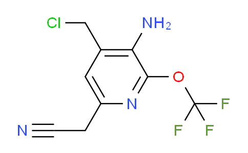 AM191366 | 1804013-43-1 | 3-Amino-4-(chloromethyl)-2-(trifluoromethoxy)pyridine-6-acetonitrile