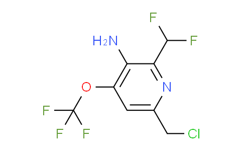 AM191398 | 1804021-95-1 | 3-Amino-6-(chloromethyl)-2-(difluoromethyl)-4-(trifluoromethoxy)pyridine