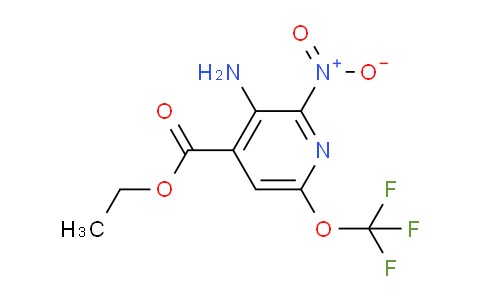 Ethyl 3-amino-2-nitro-6-(trifluoromethoxy)pyridine-4-carboxylate
