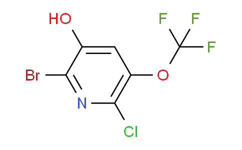 2-Bromo-6-chloro-3-hydroxy-5-(trifluoromethoxy)pyridine