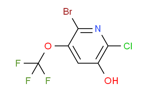 2-Bromo-6-chloro-5-hydroxy-3-(trifluoromethoxy)pyridine