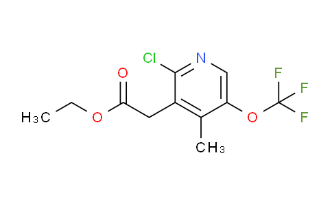 Ethyl 2-chloro-4-methyl-5-(trifluoromethoxy)pyridine-3-acetate