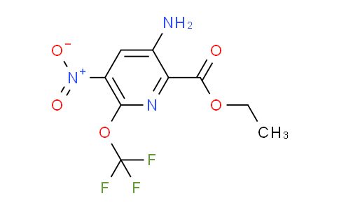 Ethyl 3-amino-5-nitro-6-(trifluoromethoxy)pyridine-2-carboxylate