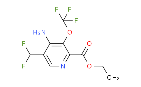 AM191456 | 1804611-53-7 | Ethyl 4-amino-5-(difluoromethyl)-3-(trifluoromethoxy)pyridine-2-carboxylate