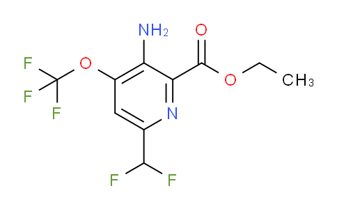 AM191460 | 1804392-99-1 | Ethyl 3-amino-6-(difluoromethyl)-4-(trifluoromethoxy)pyridine-2-carboxylate