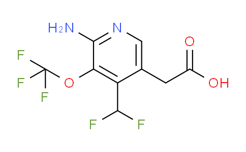 AM191466 | 1804393-07-4 | 2-Amino-4-(difluoromethyl)-3-(trifluoromethoxy)pyridine-5-acetic acid