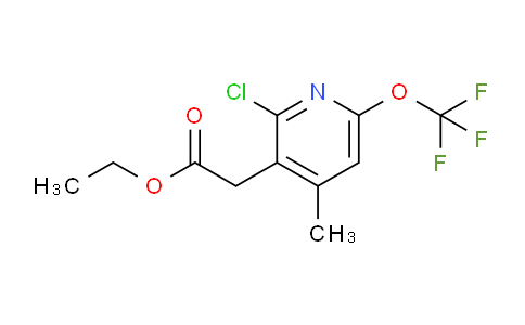 Ethyl 2-chloro-4-methyl-6-(trifluoromethoxy)pyridine-3-acetate