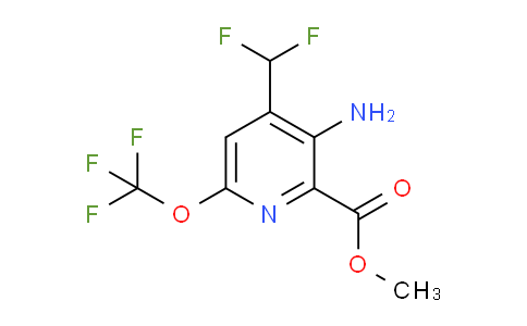 AM191503 | 1806001-93-3 | Methyl 3-amino-4-(difluoromethyl)-6-(trifluoromethoxy)pyridine-2-carboxylate