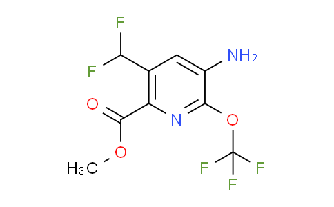 AM191508 | 1804610-84-1 | Methyl 3-amino-5-(difluoromethyl)-2-(trifluoromethoxy)pyridine-6-carboxylate