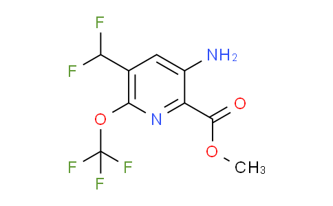 AM191509 | 1804392-47-9 | Methyl 3-amino-5-(difluoromethyl)-6-(trifluoromethoxy)pyridine-2-carboxylate