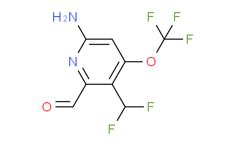 AM191513 | 1804379-20-1 | 6-Amino-3-(difluoromethyl)-4-(trifluoromethoxy)pyridine-2-carboxaldehyde