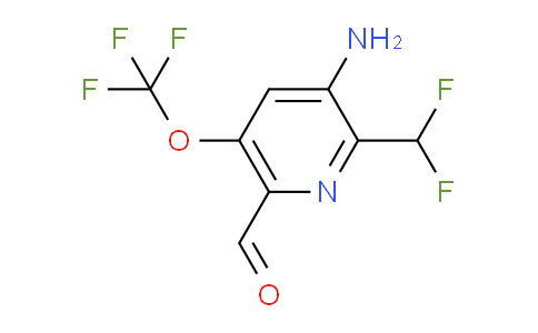 AM191522 | 1804540-94-0 | 3-Amino-2-(difluoromethyl)-5-(trifluoromethoxy)pyridine-6-carboxaldehyde