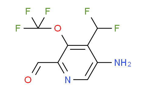 AM191525 | 1804379-51-8 | 5-Amino-4-(difluoromethyl)-3-(trifluoromethoxy)pyridine-2-carboxaldehyde