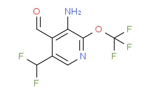 AM191527 | 1803659-15-5 | 3-Amino-5-(difluoromethyl)-2-(trifluoromethoxy)pyridine-4-carboxaldehyde