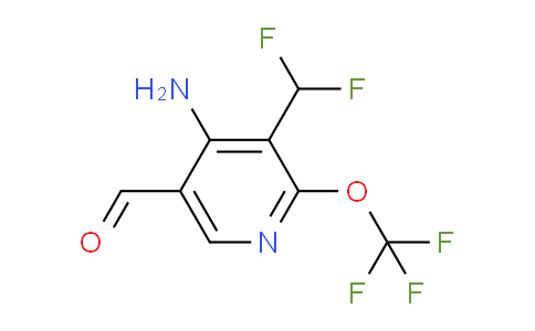 AM191534 | 1804379-90-5 | 4-Amino-3-(difluoromethyl)-2-(trifluoromethoxy)pyridine-5-carboxaldehyde