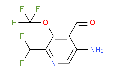AM191538 | 1804371-78-5 | 5-Amino-2-(difluoromethyl)-3-(trifluoromethoxy)pyridine-4-carboxaldehyde